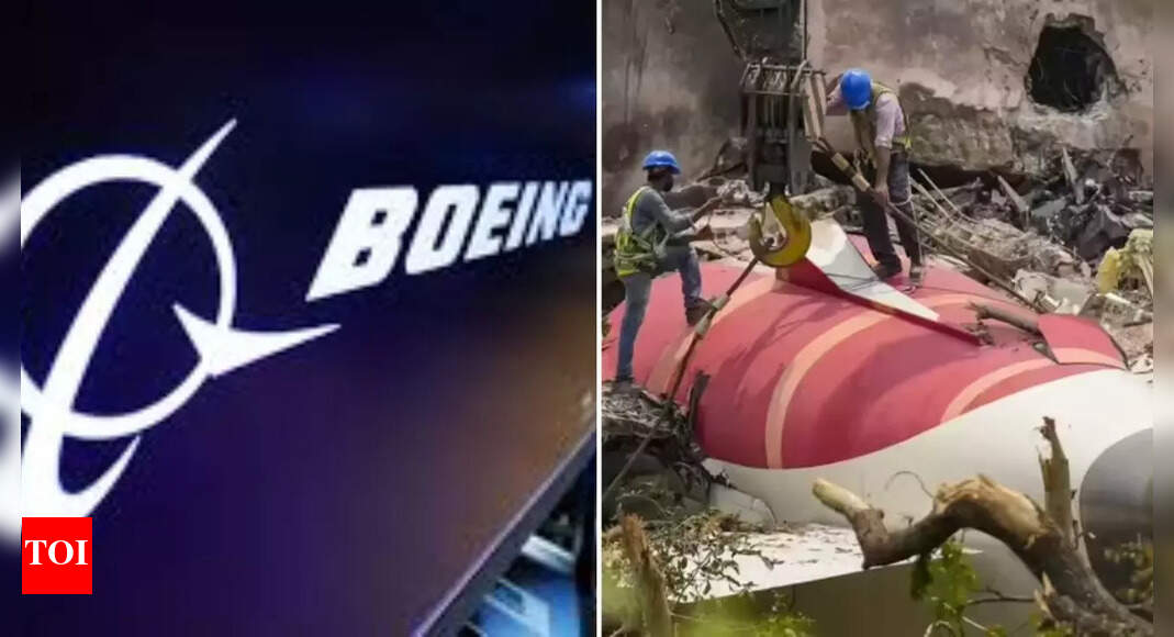 Air India plane crash: Boeing says it 'continues to support probe'; after AAIB releases preliminary report outlining final moments - Times of India