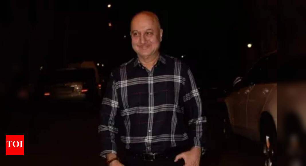 Anupam Kher on why it took him two decades to direct a film: Didn't have anything to share | - Times of India