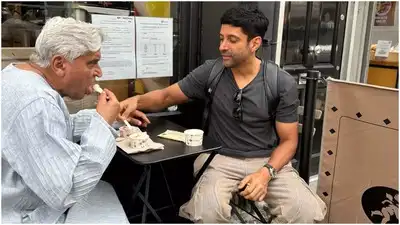 Shabana Azmi shares sweet ice cream moment between Farhan Akhtar and Javed Akhtar in London –  PIC