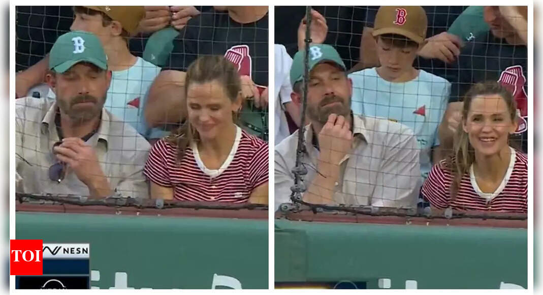 Ben Affleck and Jennifer Garner enjoy a family time at Red Sox game after Jennifer Lopez's revenge song; fans ask 'Are they back together?' -WATCH | - Times of India