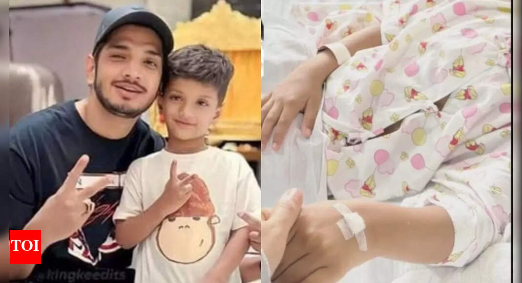 Munawar Faruqui’s son gets hospitalised; wife Mehzabeen shares an emotional note