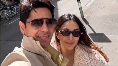 Kiara Advani and Sidharth Malhotra protected themselves from paparazzi during their visit to a pregnancy clinic