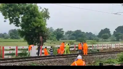 Rly track caves in near Chaubepur village, train services disrupted