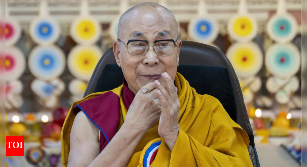 Dalai Lama arrives in Leh for month-long stay, asks people to preserve Buddhist legacy | India News - Times of India