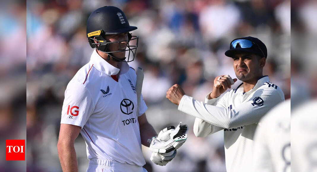 Shubman Gill vs Zak Crawley: ‘Proper shithousery’ – Who said what on final over drama at Lord’s | Cricket News – Times of India