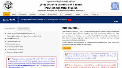  Round 2 seat allotment announced at jeecup.admissions.nic.in for UP Polytechnic