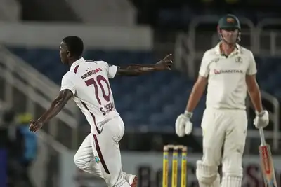  West Indies predominate  Day 1, Shamar Joseph rattles Australia astatine  Sabina Park