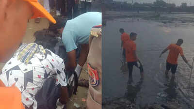 Lucknow shocker: Man swept into open drain; body found after 27 hours, Rs 5L aid for family