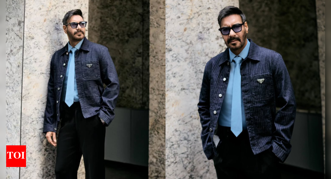 Ajay Devgn wins hearts with stylish PICS but don’t miss his playful twist as he joins the meme fest surro