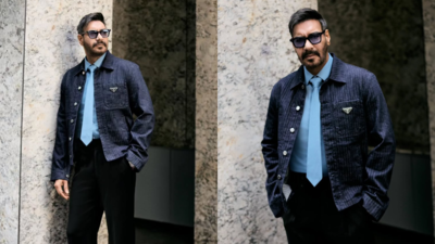 Ajay Devgn wins hearts with stylish PICS but don't miss his playful twist as he joins the meme fest surrounding 'Pehla, Duja...'