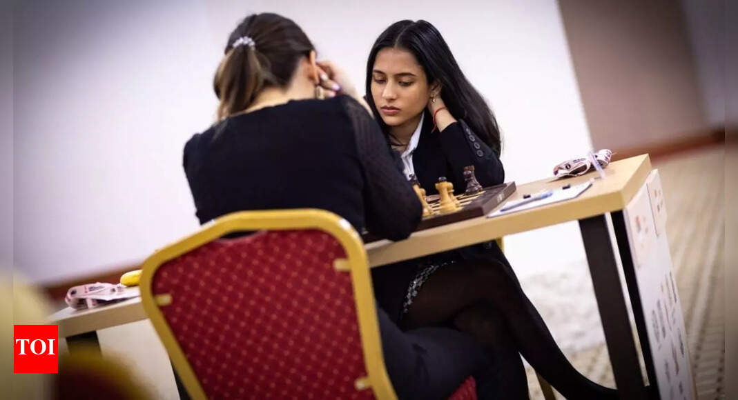 Chess WC: Divya, Vantika share lead after 3rd-round opener, close in on pre-quarterfinals