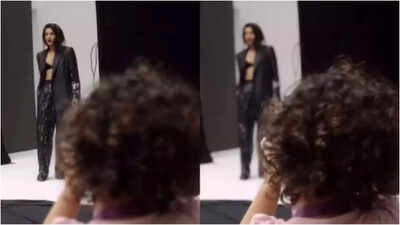 Priyanka Chopra’s daughter Malti Marie steals hearts as she films her mom at work - PIC