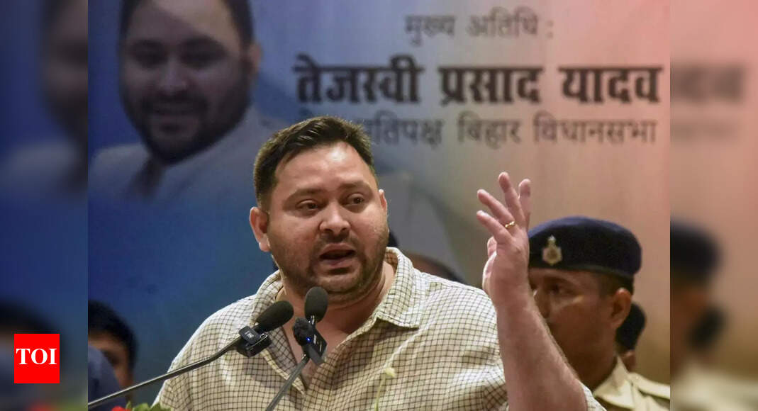 Bihar SIR row: 'Sootra ko hum mootra samajhte hain', Tejashwi mocks 'illegal voters' claim; calls EC 'cell' of political party
