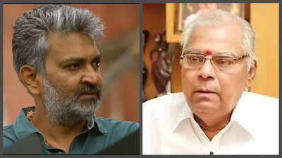 SS Rajamouli loses his cool, pushes fan trying to take selfie outside Kota Srinivasa Rao’s residence at his funeral in Hyderabad in viral video