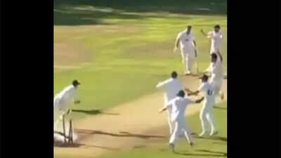 Watch: Five wickets in final over! Epic club match ends in dramatic tie in England