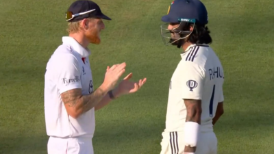 Ben Stokes mocks KL Rahul at Lord's - Watch