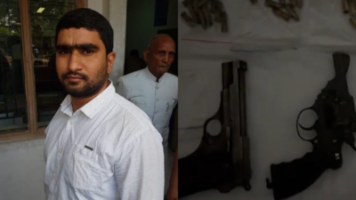UP encounter: Mukhtar Ansari gang shooter Shahrukh Pathan gunned down; 3 pistols, 60 cartridges, car seized