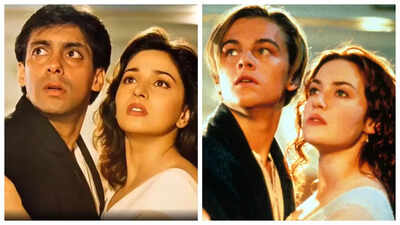 Salman Khan and Madhuri Dixit reimagined in Leonardo DiCaprio and Kate Winslet's 'Titanic' in STUNNING AI video - WATCH