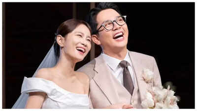 Kim Jun-ho and Kim Ji-min tie the knot in star-studded wedding; Inside photos and videos go viral - WATCH