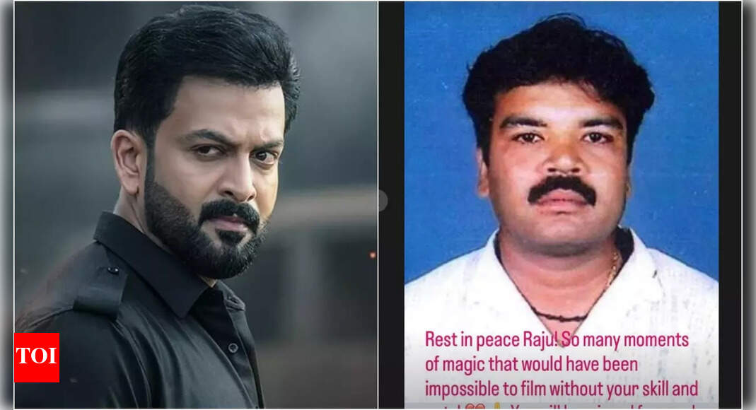 Prithviraj Sukumaran mourns stuntman SM Raju: “Your skill and guts made ...
