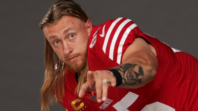 Watch: George Kittle dropkicks WWE star The Miz on golf course in shocking moment