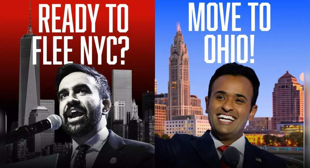Times Square ad war: Vivek Ramaswamy fights Zohran Mamdani but says don't attack his ethnicity