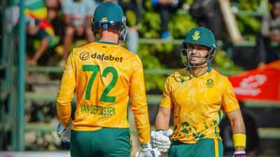  Rubin Hermann shines on debut; South Africa secure five-wicket victory over Zimbabwe