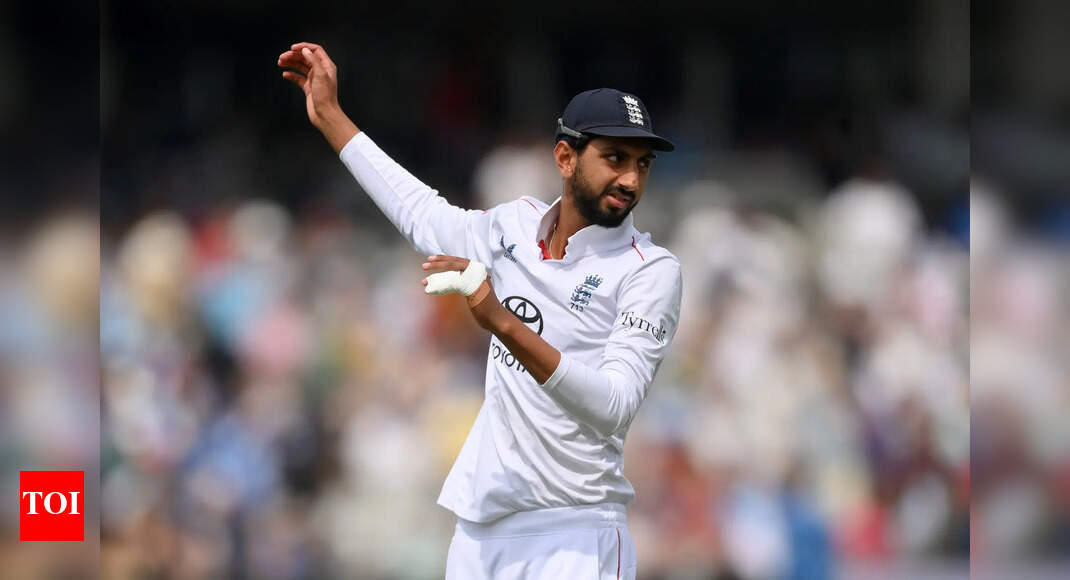 India vs England Test: Injured Shoaib Bashir ruled out of series after sealing England’s win at Lord’s | Cricket News – Times of India