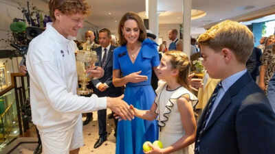 Here's what Prince George and Princess Charlotte received from the Wimbledon champion Jannik Sinner