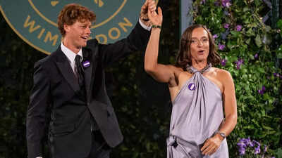 Jannik Sinner and Iga Swiatek light up Wimbledon dinner with surprise viral dance moment