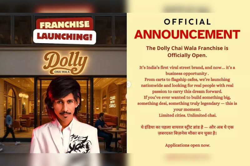 Dolly Chaiwala membuka waralaba teh nasional di India