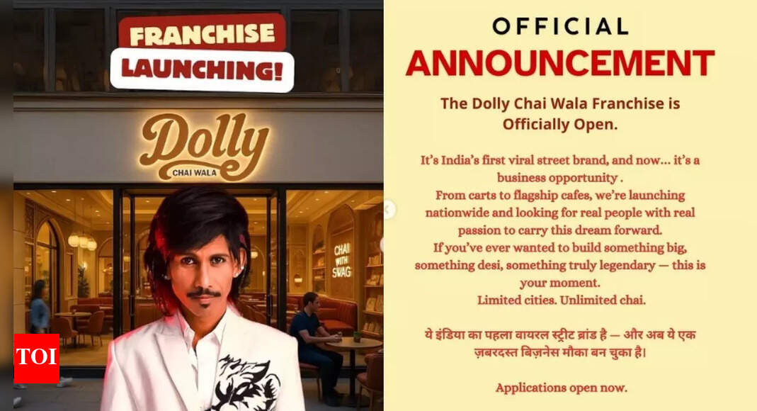 Dolly Chaiwala opens franchise, expands across India from viral street stall in Nagpur; netizens reacts, 'Education is scam in India' | - Times of India