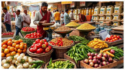 This image is AI-generated and representational. Inflation outlook: CPI might dip to record-low in July; FY26 average may slip below RBI forecast