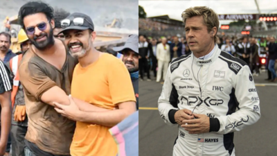 'Salaar' duo spotted: Prabhas and Prashanth Neel captured enjoying Brad Pitt’s 'F1' at Hyderabad theatre