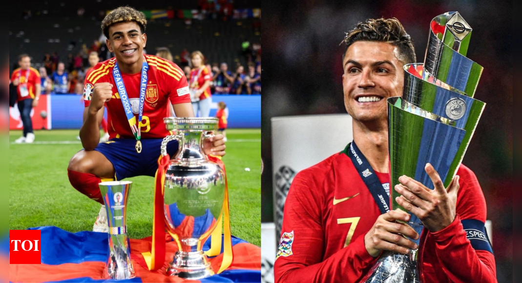Watch: 'He's better than him but...' - Ronaldo Jr. picks Lamine over father