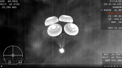  Astronaut Shubhanshu Shukla's epic splashdown near San Diego; watch video