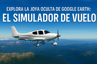Explora la joya oculta de Google Earth: el Simulador de Vuelo