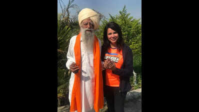 Glimpses of Fauja Singh’s fantastic run to finish line