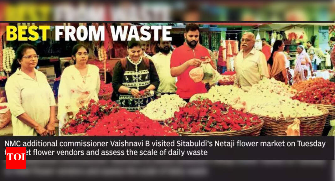 Soon, flower waste might blossom into income-generating products for women | Nagpur News - Times of India