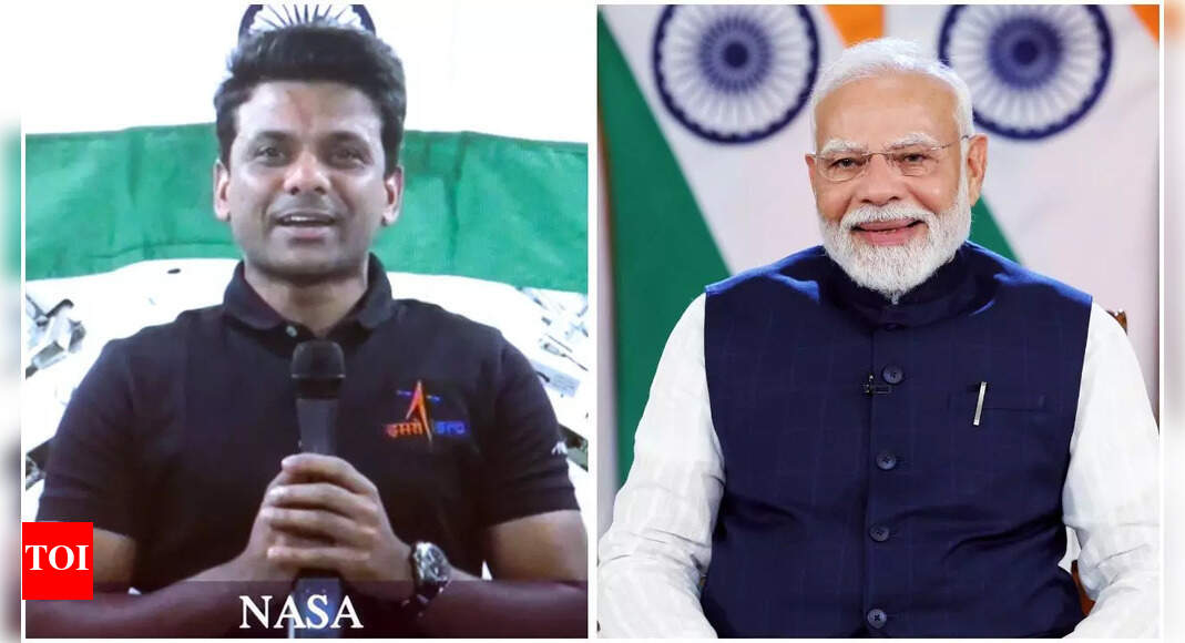 PM Modi, who laid foundation of ISS mission during his US visit, says ‘Shukla has inspired a billion dreams’
