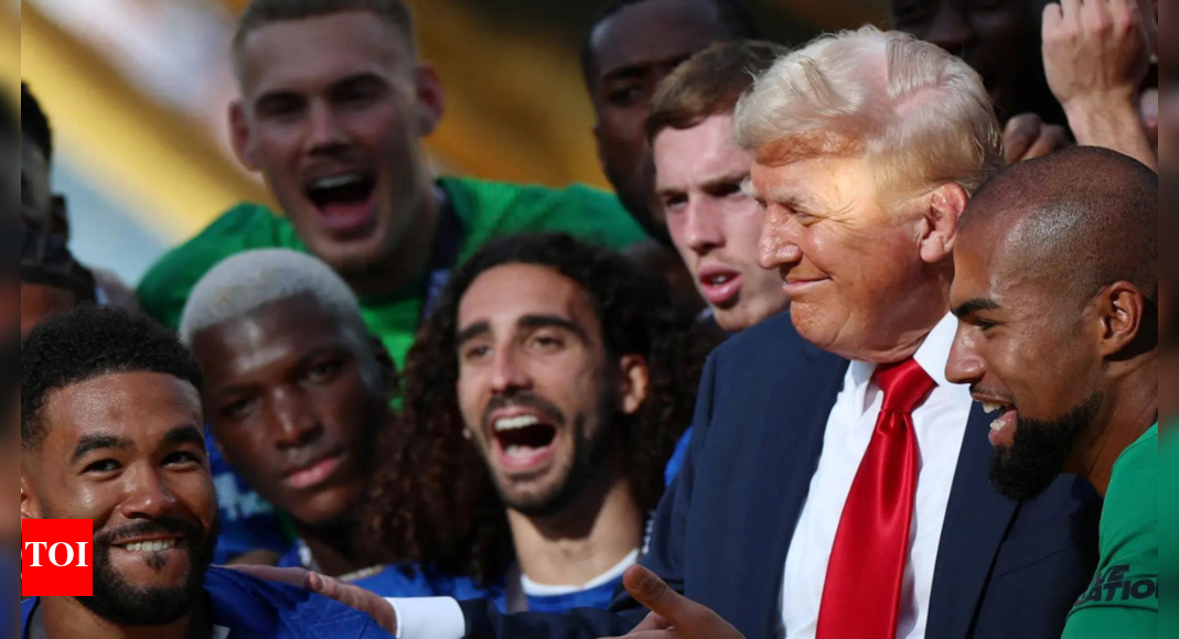 Trump claims 'real' Club World Cup trophy in Oval Office 'forever'
