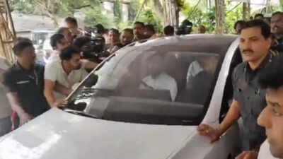 Eknath Shinde takes Tesla for a spin as EV giant opens doors in Mumbai; watch