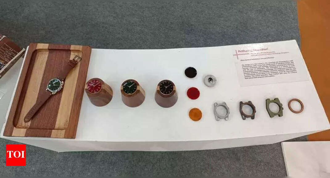 Bengaluru student finds inspiration for watch from Channapatna, bags global patent for design | Bengaluru News