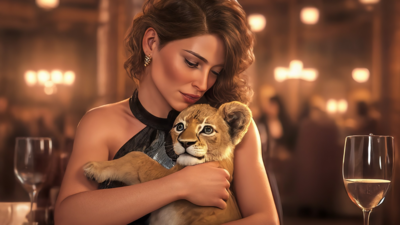  Chinese restaurant under fire for offering lion cub cuddles to diners; PETA says animals are not toys