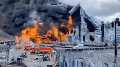  Massive fire engulfs Tomorrowland main stage in Belgium days before opening; rescue ops under way