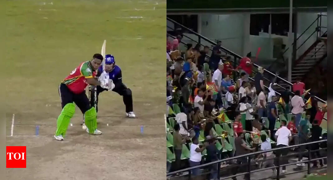 Carnage! 5 sixes in 1 over - Vaibhav Suryavanshi's left-handed partner goes ballistic - watch video