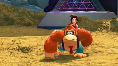 How to collect final Thorny Hill Speed Surf Banana in Donkey Kong Bananza?