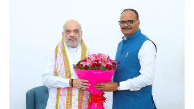 UP deputy CM Brajesh Pathak sees Amit Shah in New Delhi; calls the meet ‘insightful guidance’