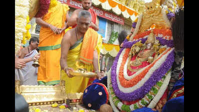 Chamundeshwari Vardhanti celebrated with grandeur