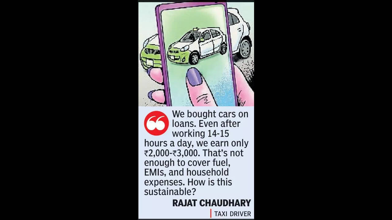 Cab drivers threaten road blockade if govt fails to act on demands